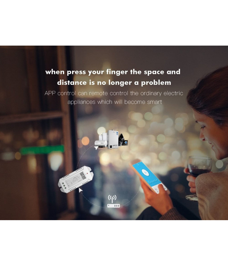 Dispositivo Ricevitore Wifi Android On Off Smartphone Smart Home 3 Canali         