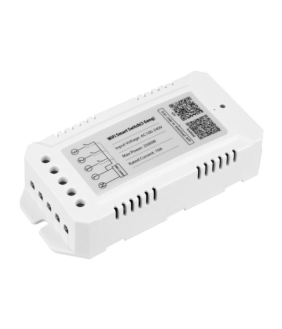 Dispositivo Ricevitore Wifi Android On Off Smartphone Smart Home 3 Canali         