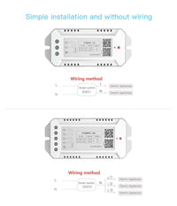 Dispositivo Ricevitore Wifi Android On Off Smartphone Smart Home 3 Canali         