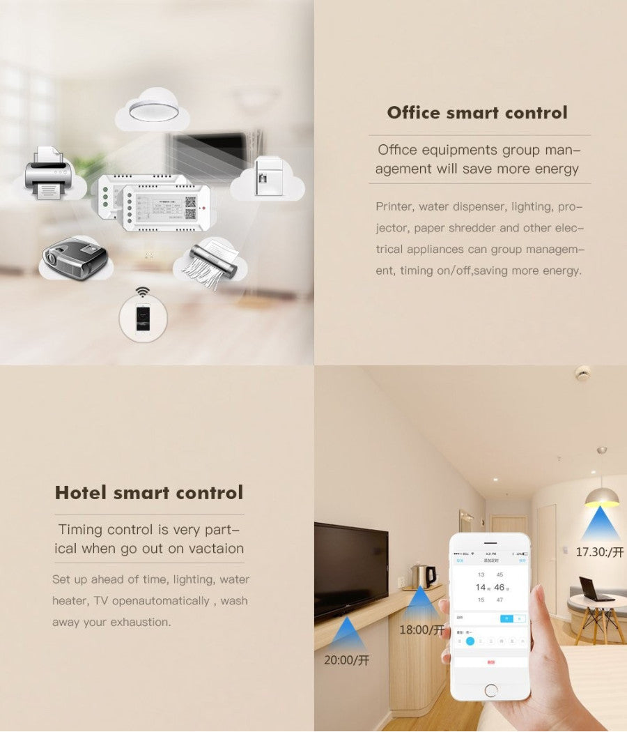 Dispositivo Ricevitore Wifi Android On Off Smartphone Smart Home 3 Canali         