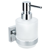 BETA Dispenser di sapone in vetro piccolo 7 cm x 14,5 cm x 10 cm / 250 ml