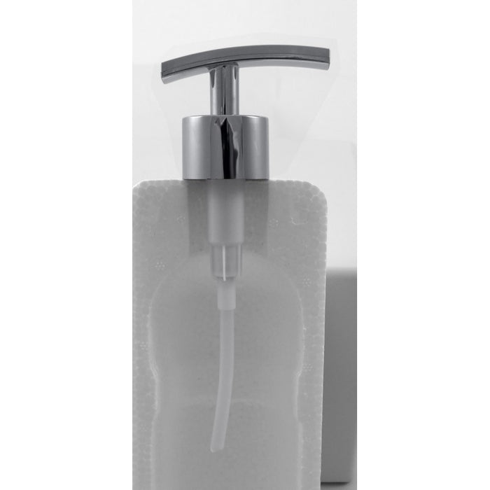 NIKI Dispenser di sapone liquido in lega di zinco 15 x10 x7,7 cm