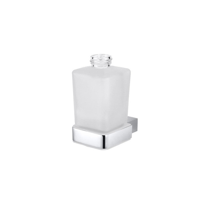 Dispenser di sapone in ottone cromato e vetro VIA 6,5 x15x 12 cm / 250 ml