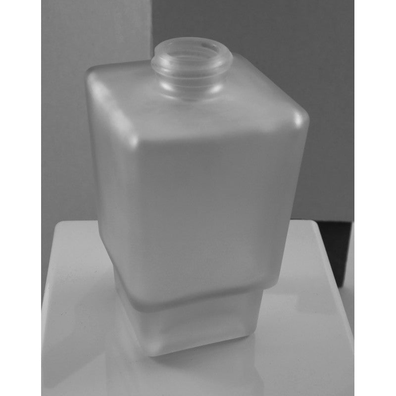 Dispenser di sapone in ottone cromato e vetro VIA 6,5 x15x 12 cm / 250 ml