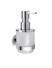OMEGA Dispenser di sapone liquido in vetro da parete 7,5x16x10 cm /200ml