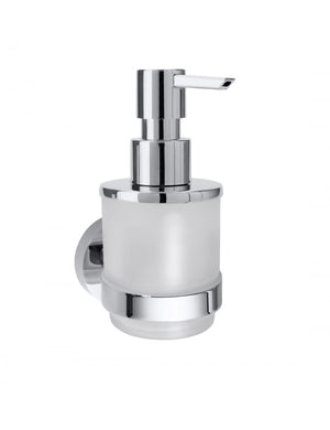OMEGA Dispenser di sapone liquido in vetro da parete 7,5x16x10 cm /200ml