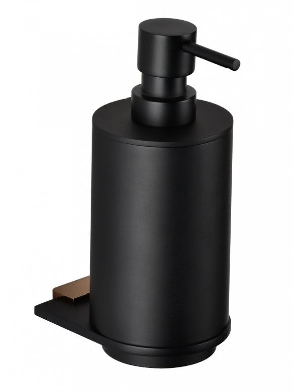 GALLA Dispenser Sapone Liquido in Ottone Nero e Oro / 230ml