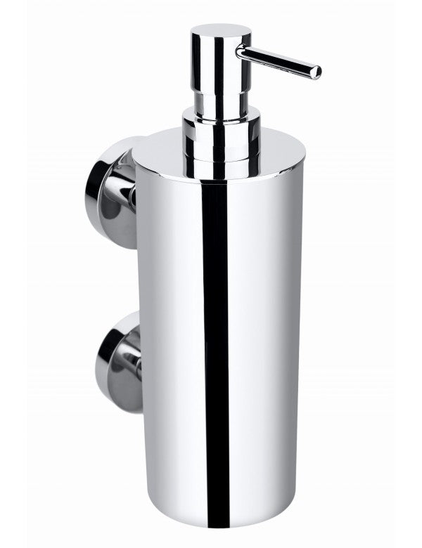 JUMBO Dispenser Sapone Liquido Ottone Cromato 7x23x11cm / 550 ml