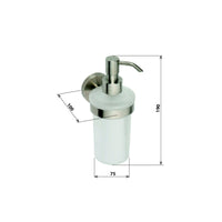 NEO Dispenser di sapone in vetro 250ml / 19x10x7,5cm