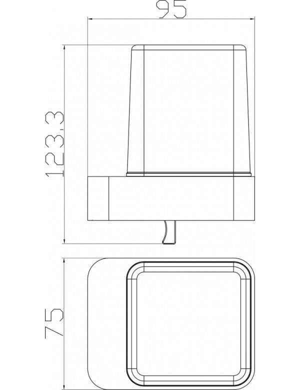 Dispenser sapone NIL da parete in ottone cromato e vetro 200 ml