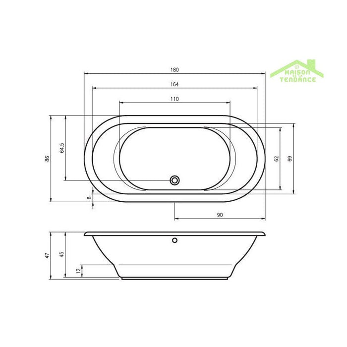 Dispenser Sapone Liquido OMEGA Ottone Cromato 5,5x19,5x8,5cm / 150 ml
