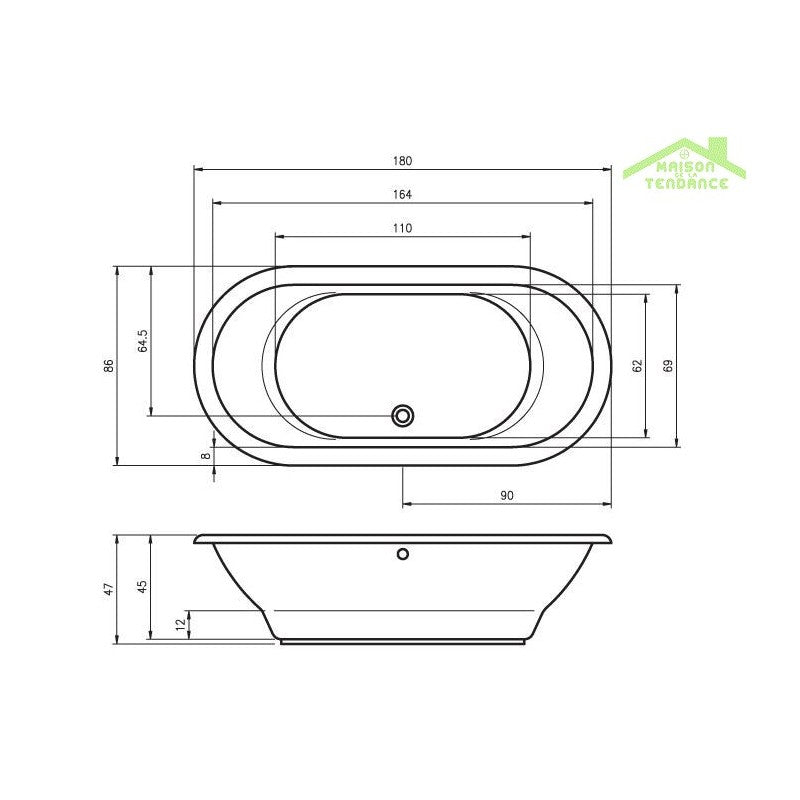Dispenser Sapone Liquido OMEGA Ottone Cromato 5,5x19,5x8,5cm / 150 ml