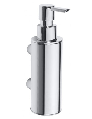 Dispenser Sapone Liquido OMEGA Ottone Cromato 5,5x19,5x8,5cm / 150 ml