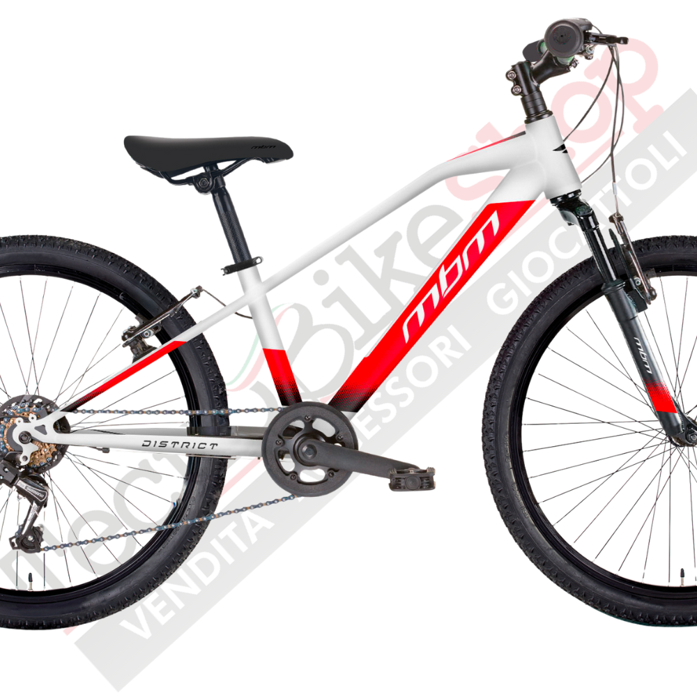 Bicicletta Bambino MTB MBM District 20" 7 Velocità-Bianco
