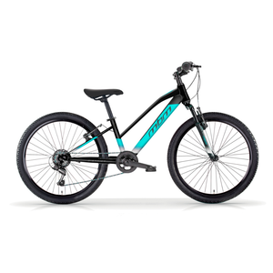 Bicicletta MTB da Ragazza MBM District 24" con Cambio 18 Velocità-Verde
