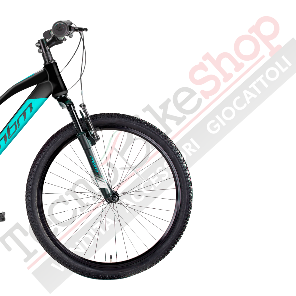 Bicicletta MTB da Ragazza MBM District 24" con Cambio 18 Velocità-Verde
