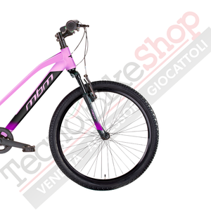 Bicicletta MTB da Ragazza MBM District 24" con Cambio 7 Velocità-Rosa