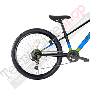 Bicicletta MTB da Ragazzo MBM District 24" con Cambio 18 Velocità-Blu