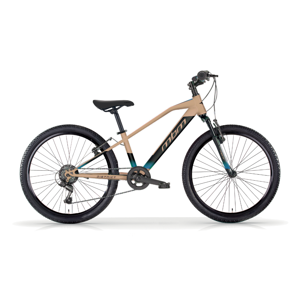 Bicicletta MTB MBM District Uomo 26" con Cambio 18 Velocità-Beige
