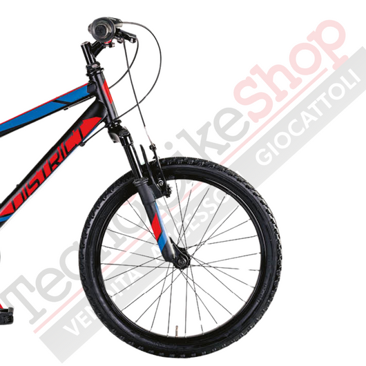 Bicicletta Bambino MTB MBM District 20"  6 Velocità-Nero