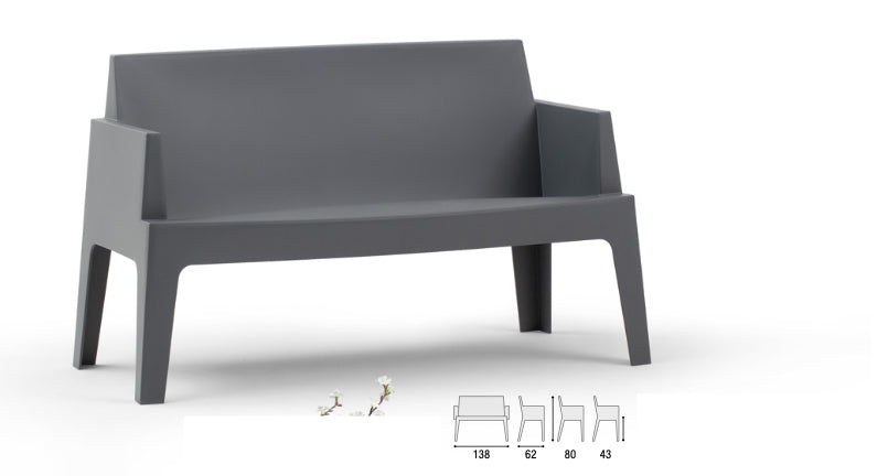 Salottino outdoor completo Antracite, ZZNLF6111-12-13
