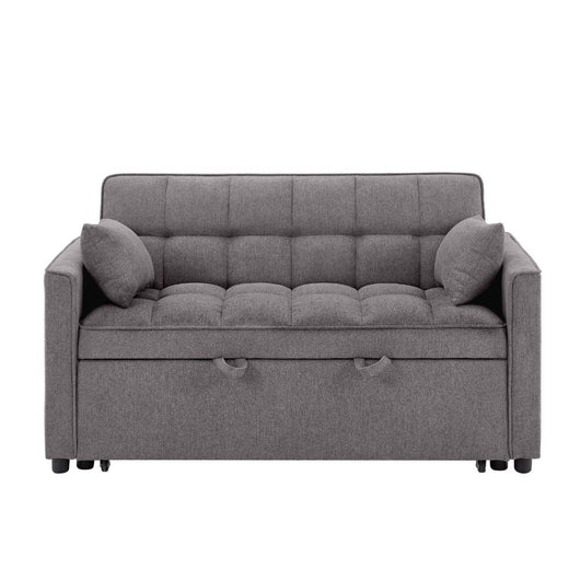 Divano 2 posti con letto estraibile grigio 135x93x78H Eiri