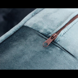 DIVANO 3 POSTI CHESTERFIELD IN VELLUTO BLU