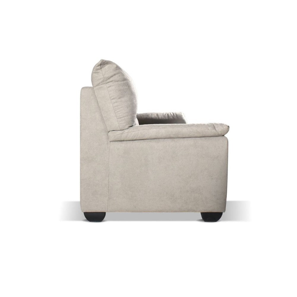 Divano 3 posti Atene in tessuto queen 198x90x100h colore taupe