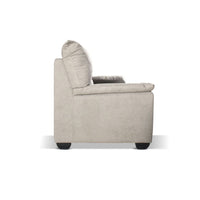 Divano 3 posti Atene in tessuto queen 198x90x100h colore taupe