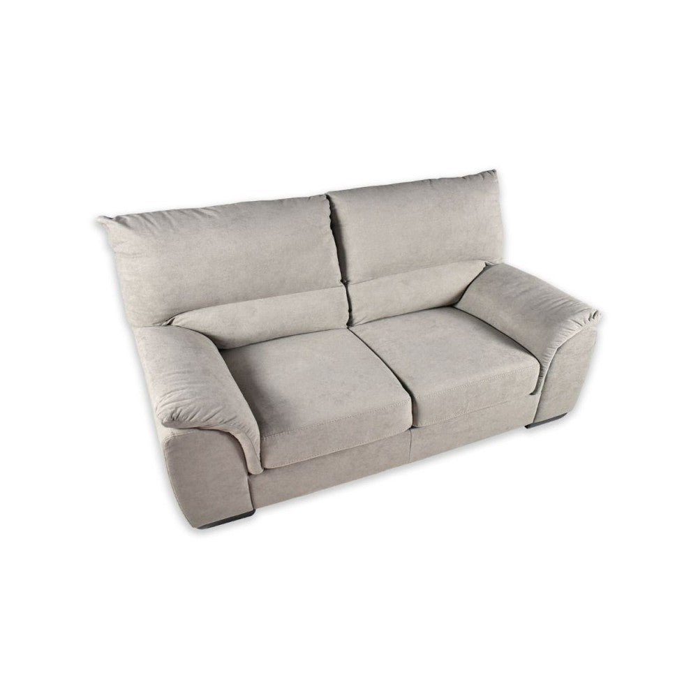 Divano 3 posti Atene in tessuto queen 198x90x100h colore taupe