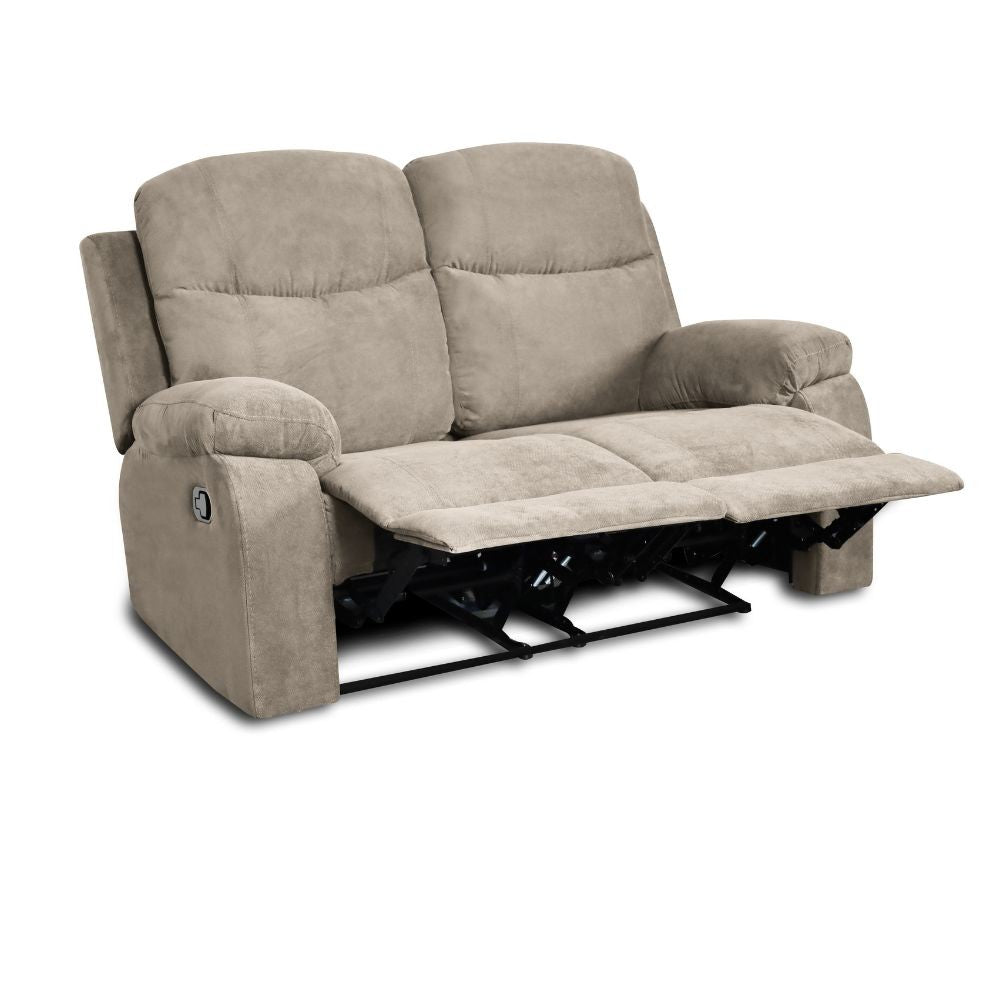 Divano Chicago 2 posti reclinabile colore cappuccino