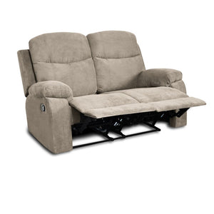 Divano Chicago 2 posti reclinabile colore cappuccino