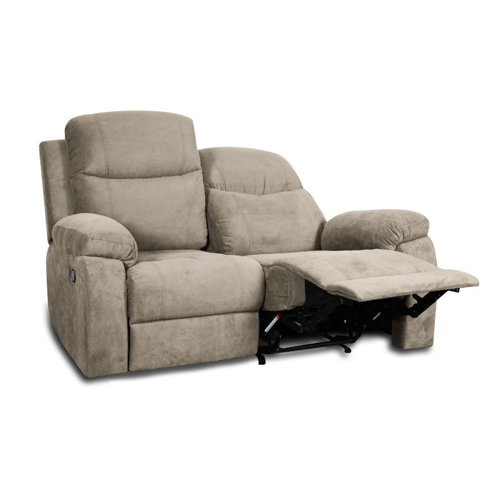 Divano Chicago 2 posti reclinabile colore cappuccino