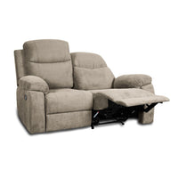 Divano Chicago 2 posti reclinabile colore cappuccino