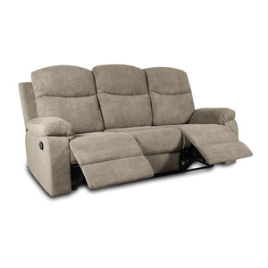 Divano Chicago 3 posti reclinabile colore cappuccino