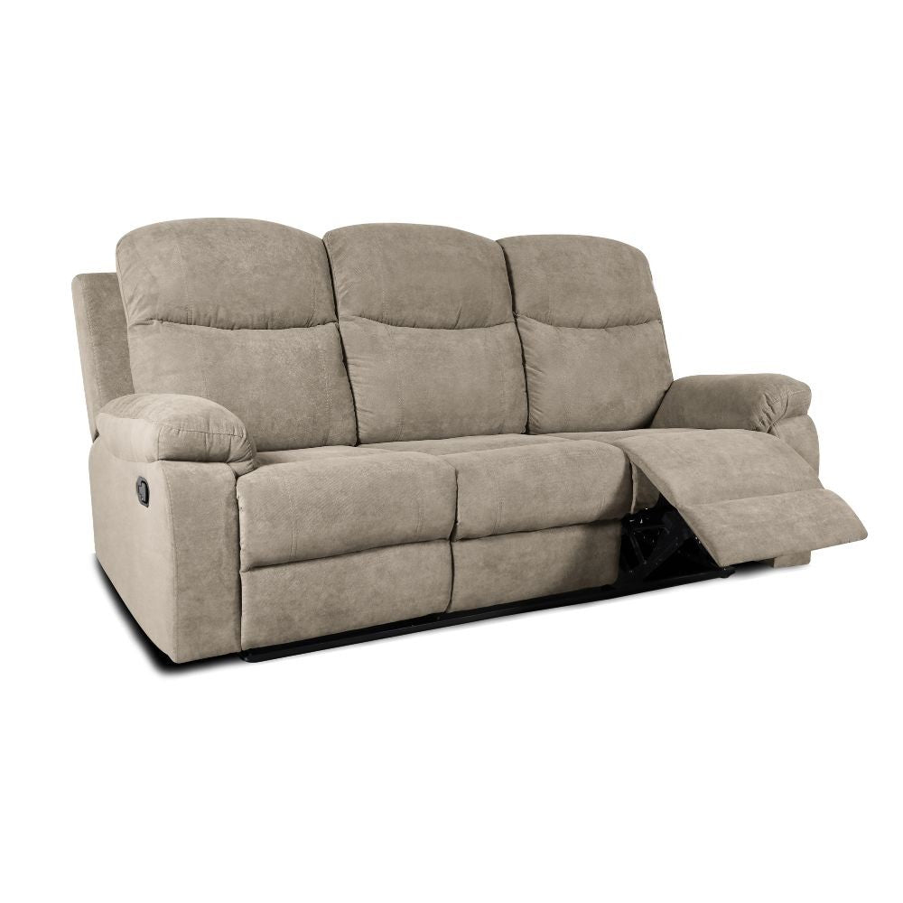 Divano Chicago 3 posti reclinabile colore cappuccino