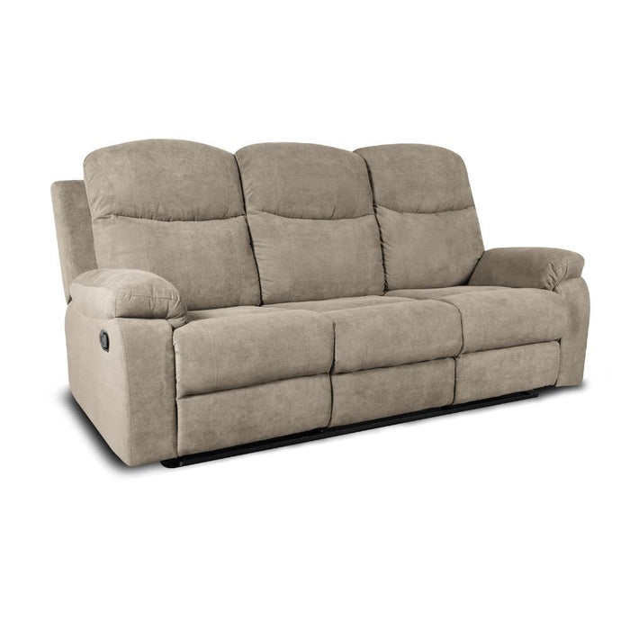 Divano Chicago 3 posti reclinabile colore cappuccino