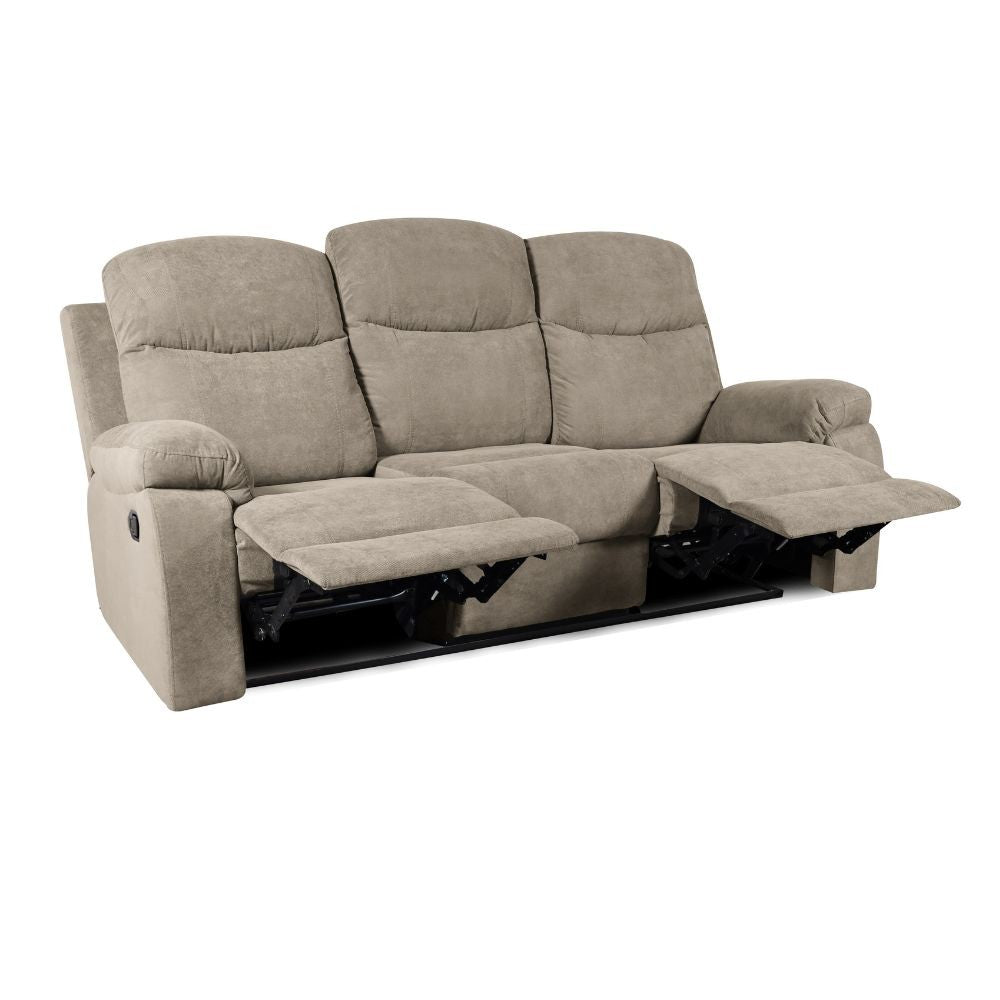 Divano Chicago 3 posti reclinabile colore cappuccino