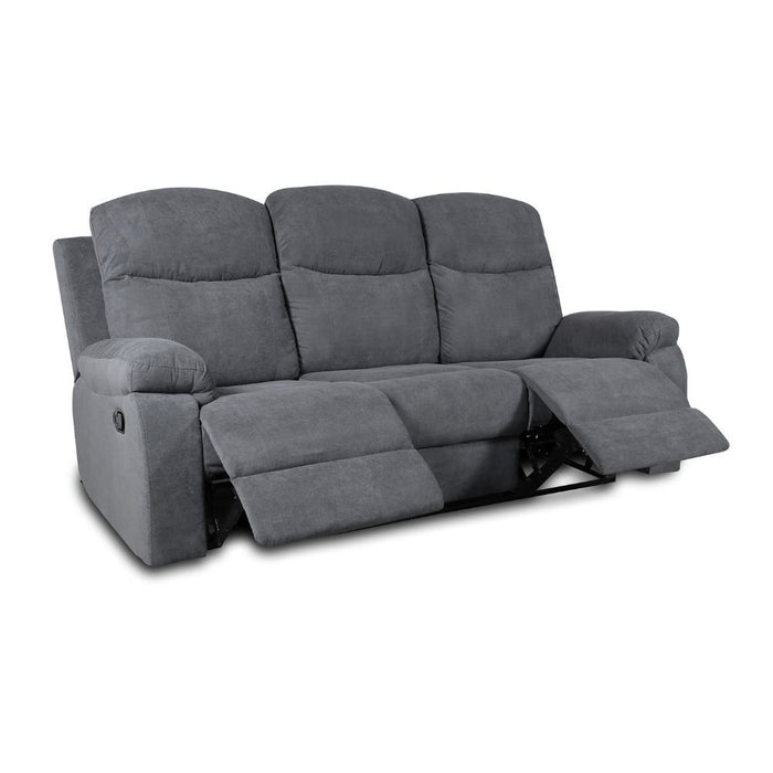 Divano Chicago 3 posti reclinabile colore grigio Twist 20