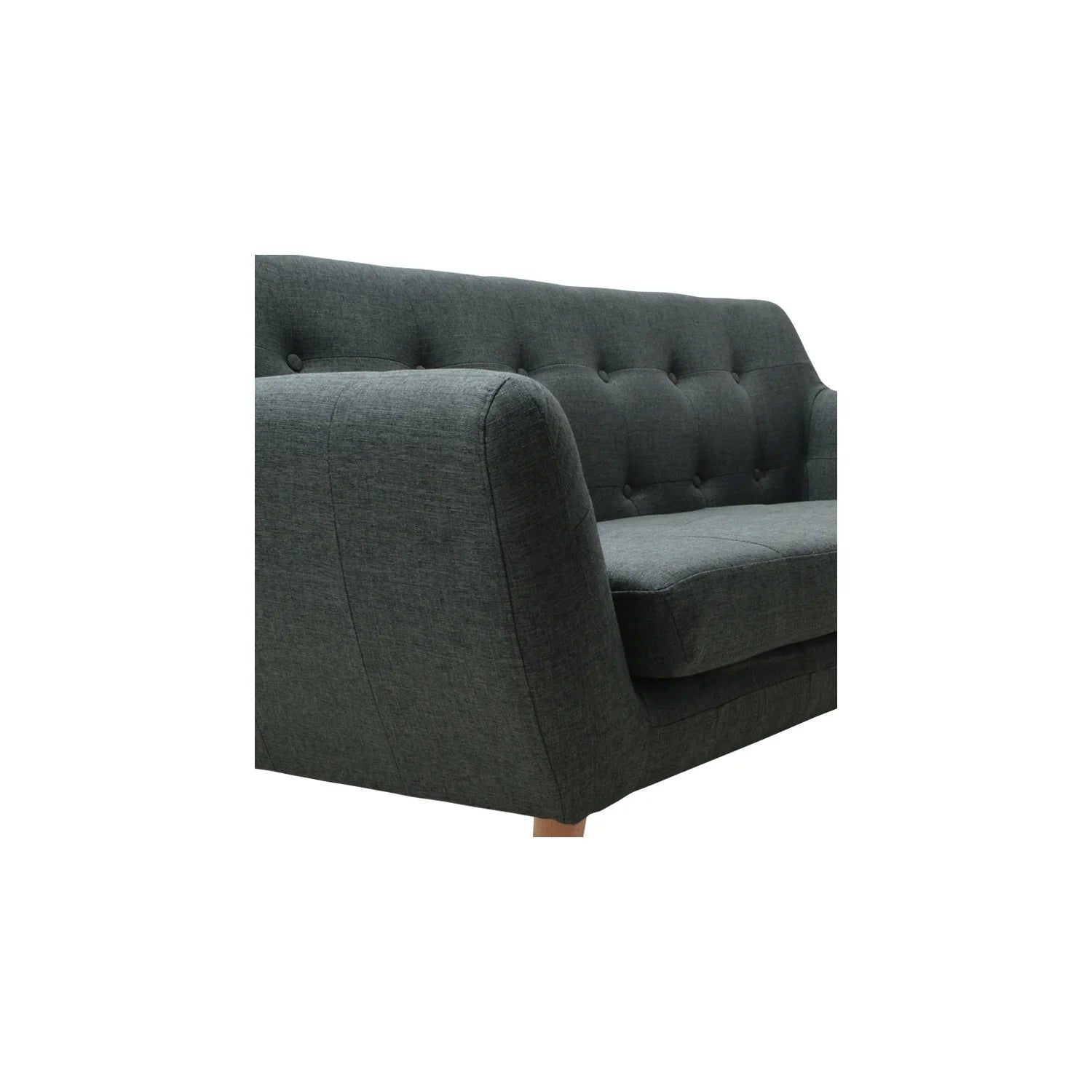 LÚZETE - DIVANO CLEMENTINA VINTAGE GRIGIO OLIVA