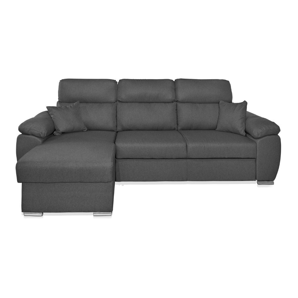 Divano con penisola contenitore grigio ComoII Twist20