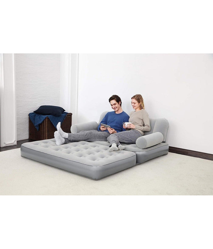 Divano Gonfiabile Multi Max 3 In 1 188x152x64cm Con Pompa Integrata Sacca 75079         