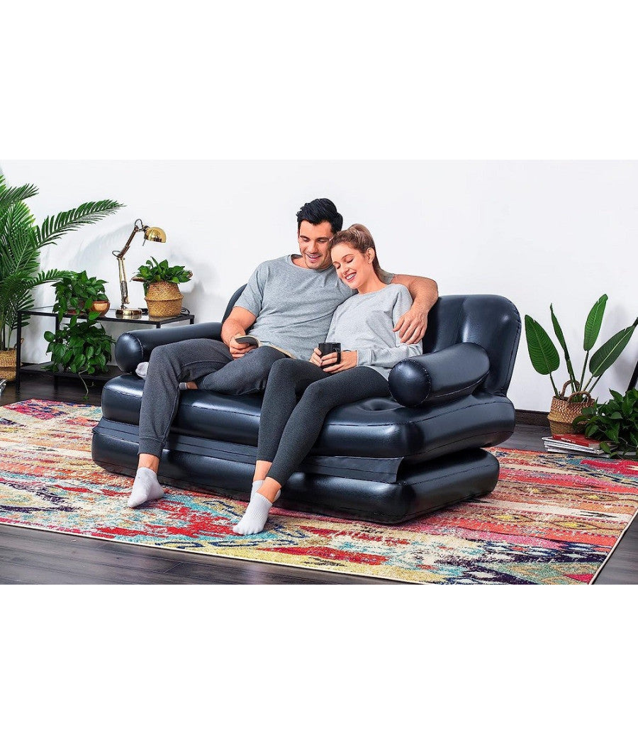 Divano Gonfiabile Multifunzionale 5in1 Multimax 188 X 152 X 64cm Con Pompa 75056         