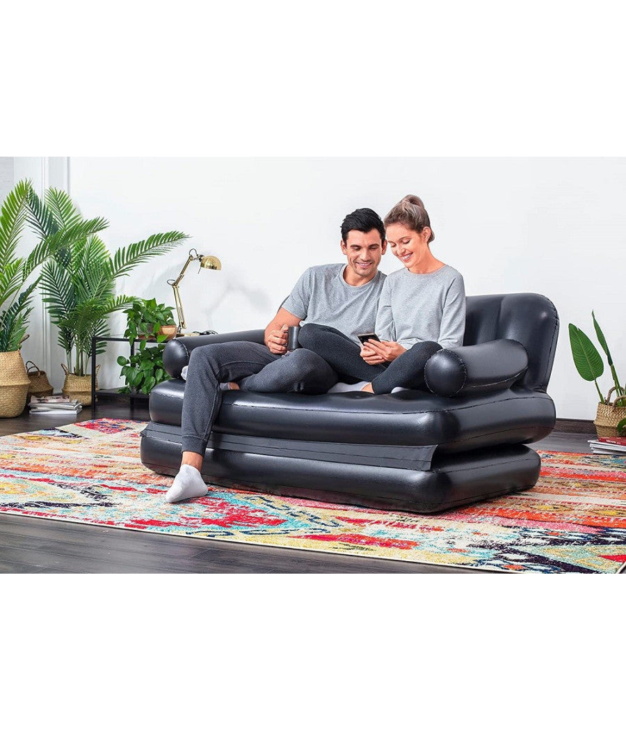 Divano Gonfiabile Multifunzionale 5in1 Multimax 188 X 152 X 64cm Con Pompa 75056         