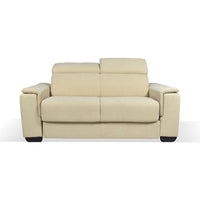 Divano Letto 2 posti in tessuto crema Mercurio 194x83x97H