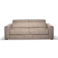 Divano letto 3 posti Crien tessuto Roma10 taupè 205x97x83H