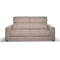 Divano letto 3 posti Crien tessuto Roma10 taupè 205x97x83H