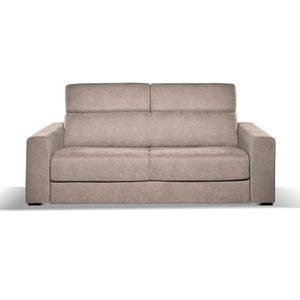 Divano letto 3 posti Crien tessuto Roma10 taupè 205x97x83H
