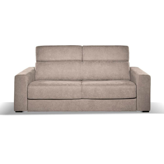 Divano letto 3 posti Crien tessuto Roma10 taupè 205x97x83H