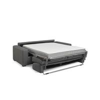 Divano letto 3 posti Flash tessuto Roma06 colore camel 199x98x84h